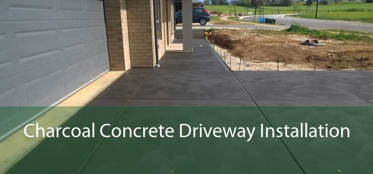 Charcoal Concrete Driveway Installation 