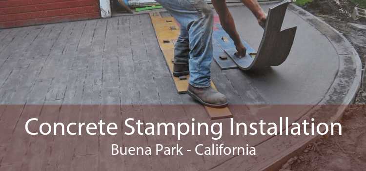 Concrete Stamping Installation Buena Park - California