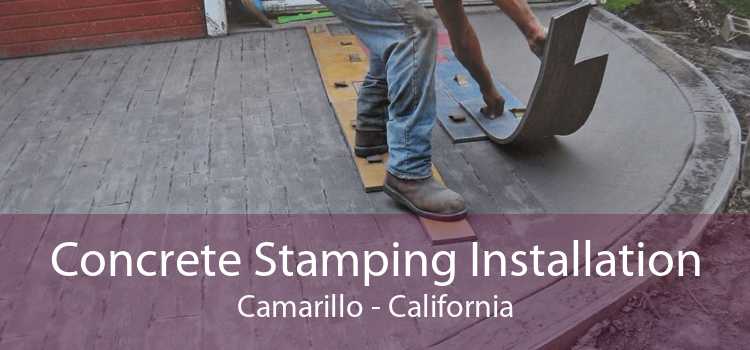 Concrete Stamping Installation Camarillo - California
