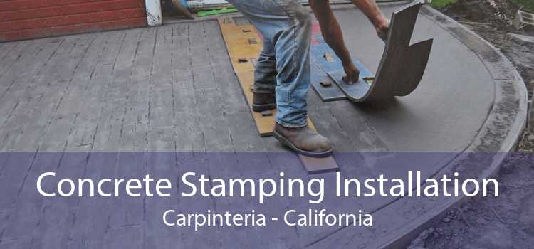 Concrete Stamping Installation Carpinteria - California