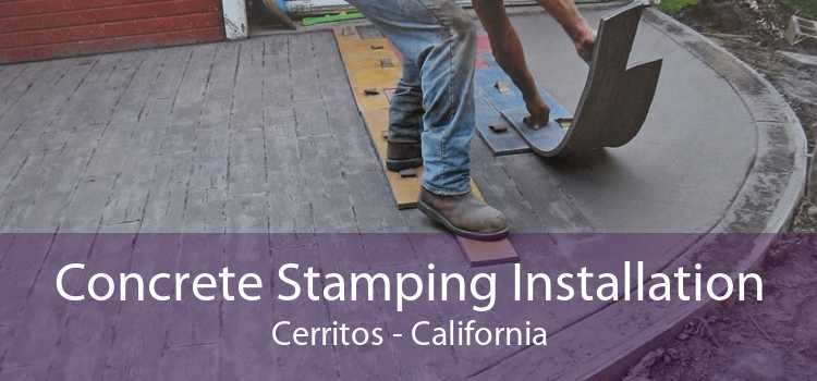 Concrete Stamping Installation Cerritos - California