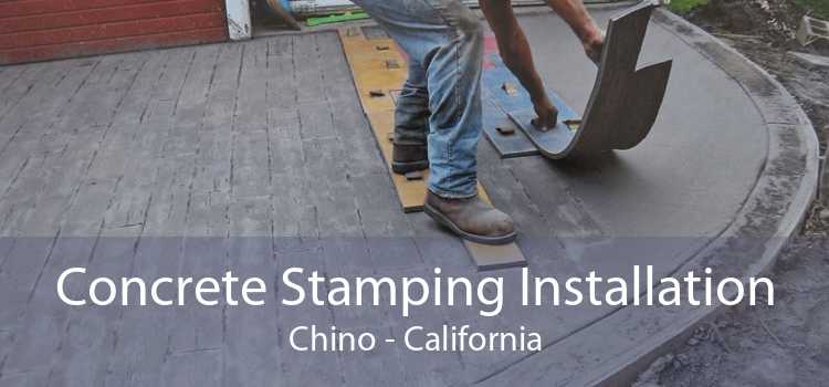 Concrete Stamping Installation Chino - California