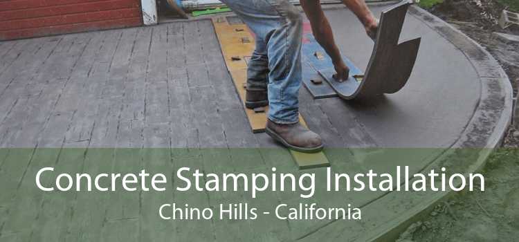 Concrete Stamping Installation Chino Hills - California