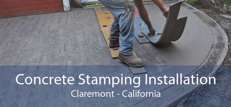 Concrete Stamping Installation Claremont - California