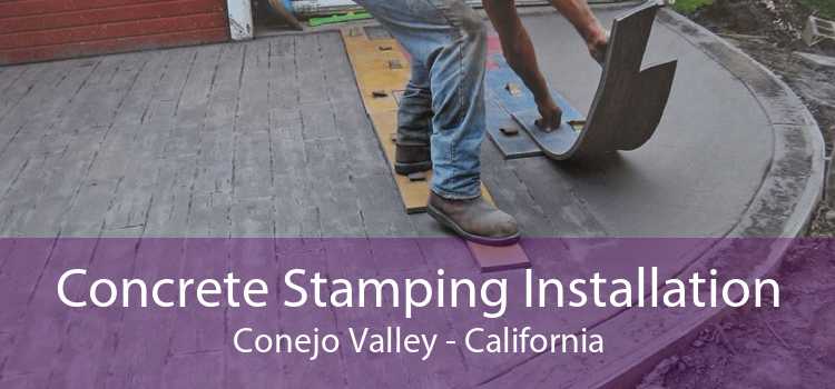 Concrete Stamping Installation Conejo Valley - California