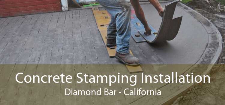 Concrete Stamping Installation Diamond Bar - California
