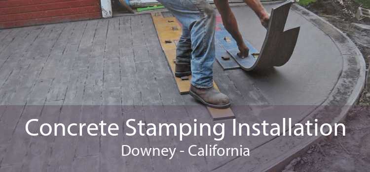 Concrete Stamping Installation Downey - California