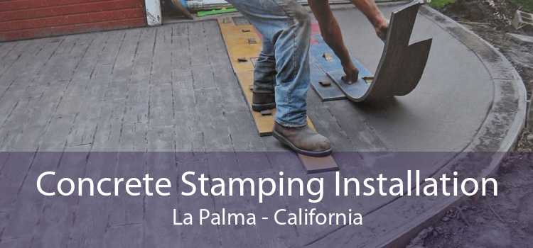 Concrete Stamping Installation La Palma - California