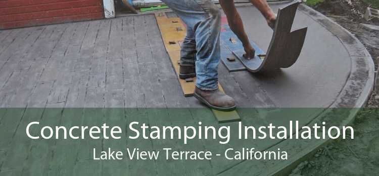 Concrete Stamping Installation Lake View Terrace - California