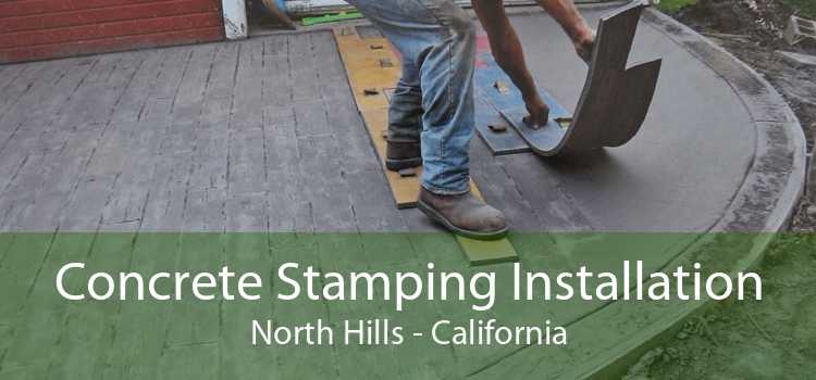 Concrete Stamping Installation North Hills - California