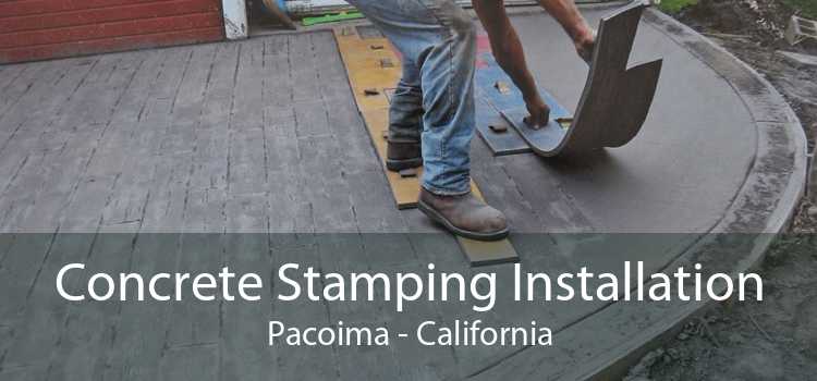 Concrete Stamping Installation Pacoima - California