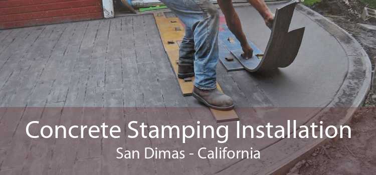 Concrete Stamping Installation San Dimas - California