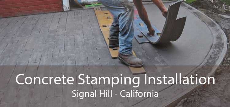 Concrete Stamping Installation Signal Hill - California