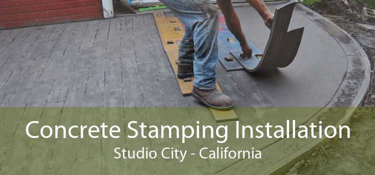 Concrete Stamping Installation Studio City - California