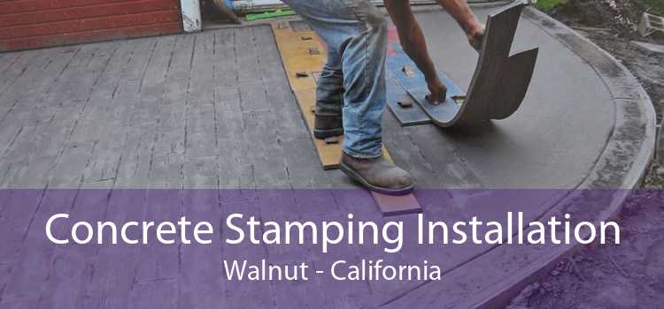 Concrete Stamping Installation Walnut - California