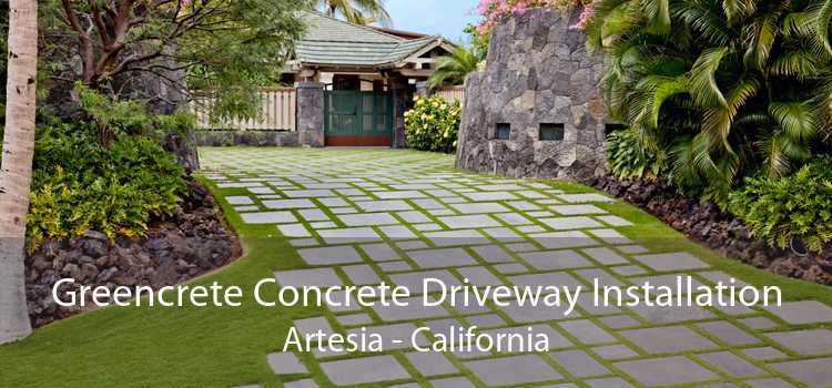 Greencrete Concrete Driveway Installation Artesia - California