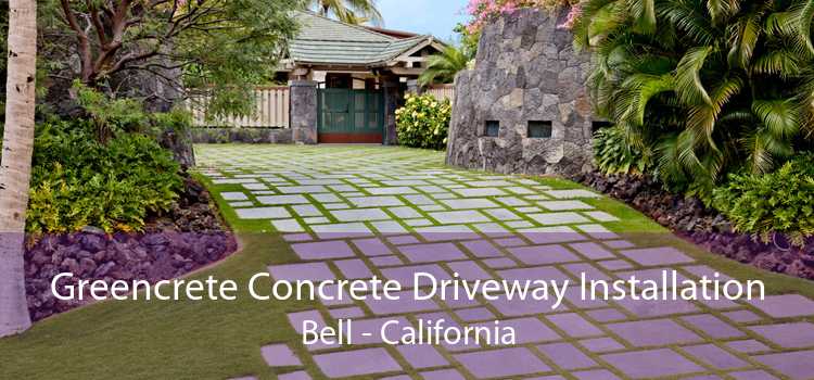 Greencrete Concrete Driveway Installation Bell - California