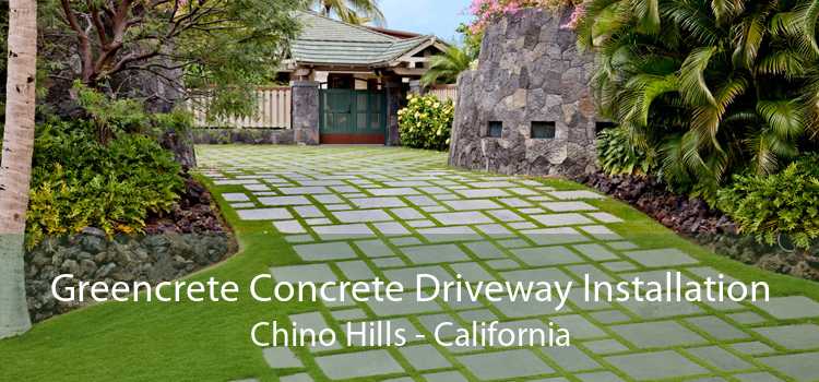 Greencrete Concrete Driveway Installation Chino Hills - California