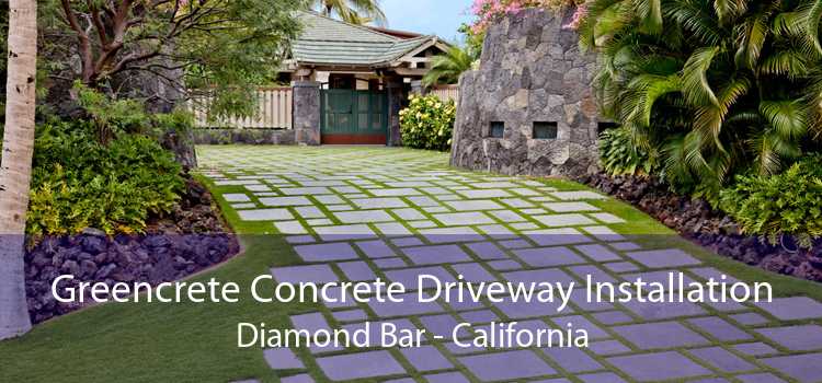 Greencrete Concrete Driveway Installation Diamond Bar - California