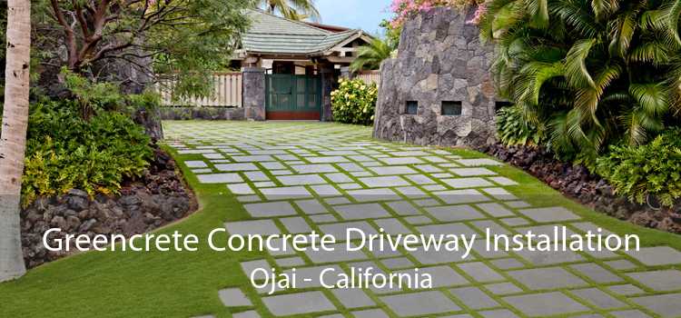 Greencrete Concrete Driveway Installation Ojai - California
