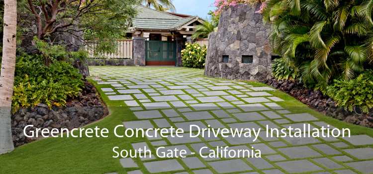 Greencrete Concrete Driveway Installation South Gate - California