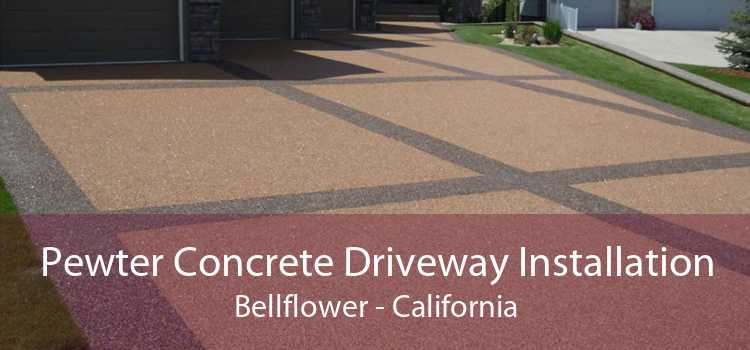 Pewter Concrete Driveway Installation Bellflower - California