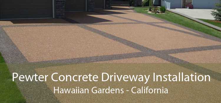 Pewter Concrete Driveway Installation Hawaiian Gardens - California