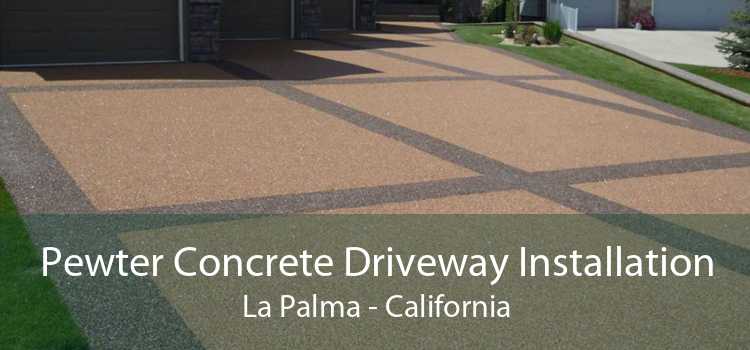 Pewter Concrete Driveway Installation La Palma - California