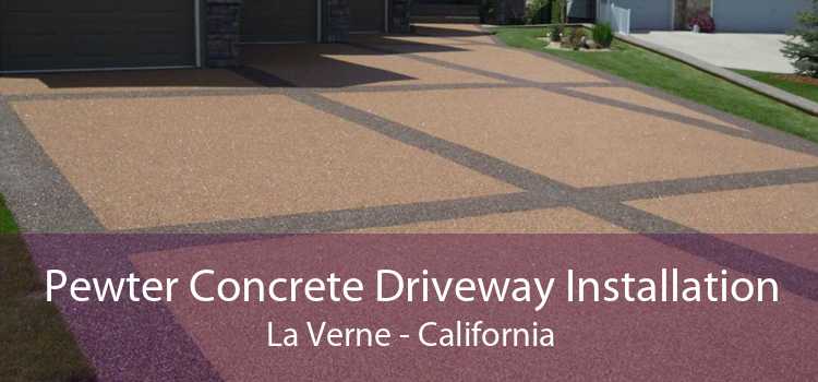 Pewter Concrete Driveway Installation La Verne - California