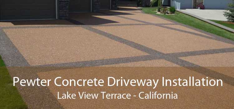 Pewter Concrete Driveway Installation Lake View Terrace - California