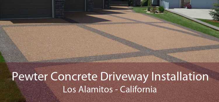 Pewter Concrete Driveway Installation Los Alamitos - California