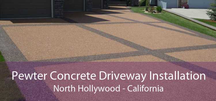 Pewter Concrete Driveway Installation North Hollywood - California