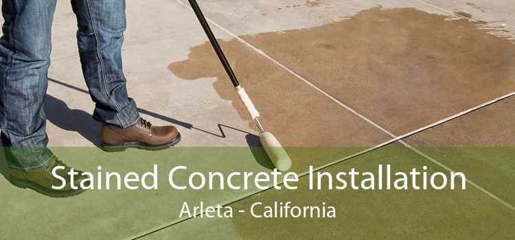 Stained Concrete Installation Arleta - California