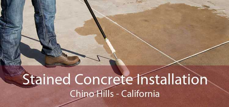 Stained Concrete Installation Chino Hills - California