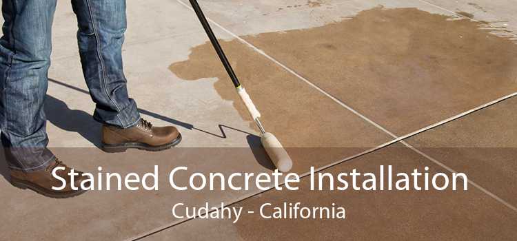 Stained Concrete Installation Cudahy - California