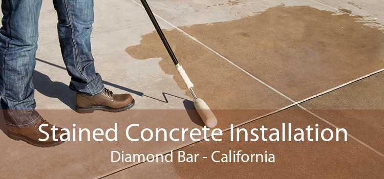 Stained Concrete Installation Diamond Bar - California