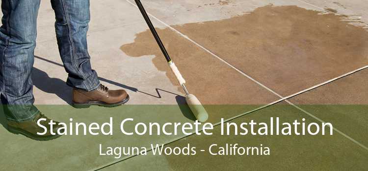 Stained Concrete Installation Laguna Woods - California