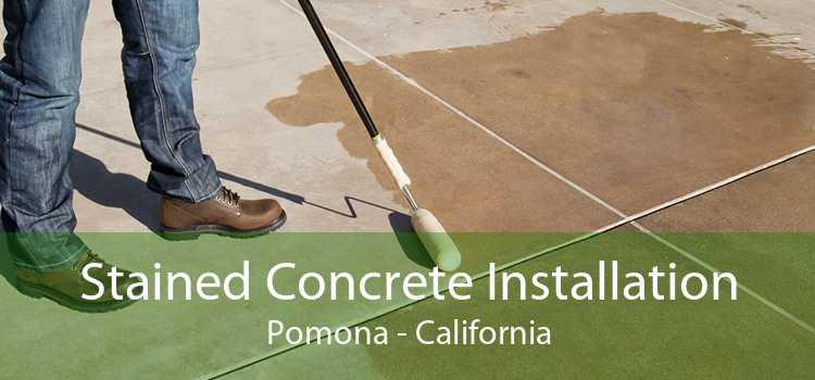 Stained Concrete Installation Pomona - California