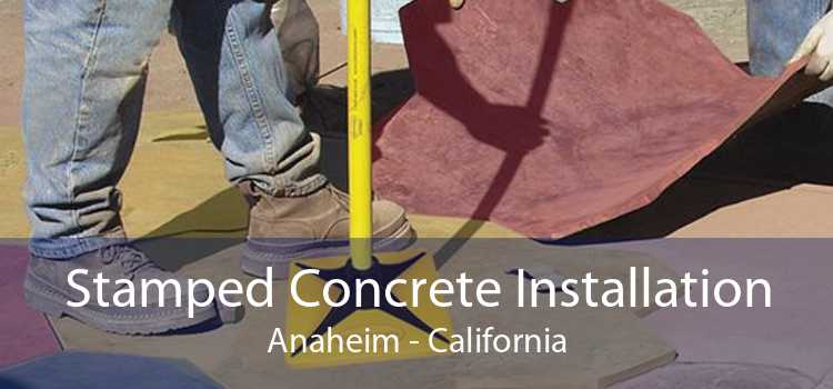 Stamped Concrete Installation Anaheim - California