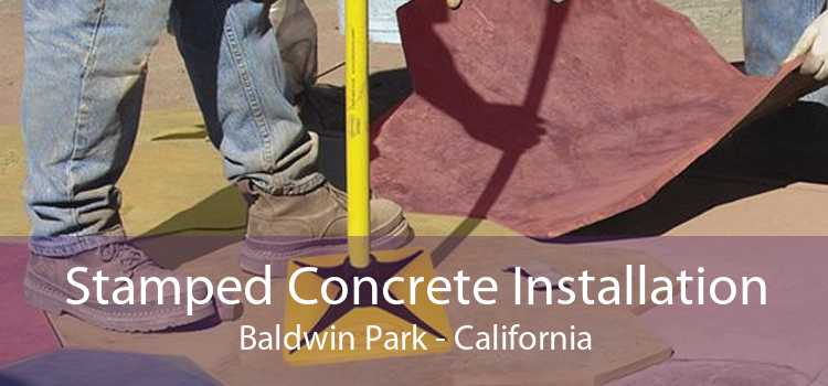 Stamped Concrete Installation Baldwin Park - California