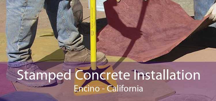 Stamped Concrete Installation Encino - California