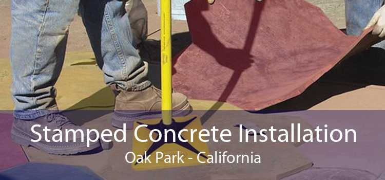 Stamped Concrete Installation Oak Park - California