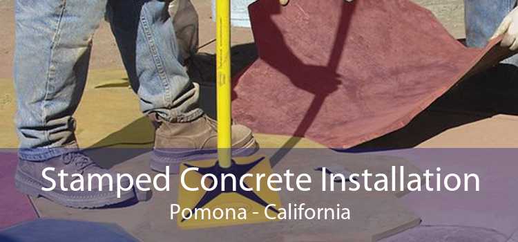 Stamped Concrete Installation Pomona - California
