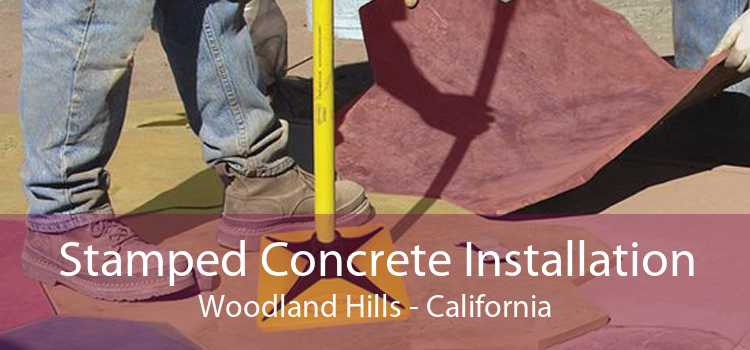Stamped Concrete Installation Woodland Hills - California